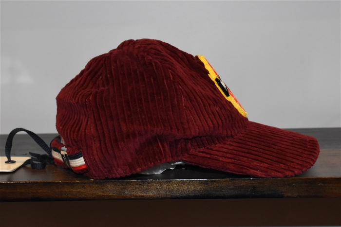 Burgundy Moncler Cap, size O/S