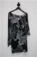 Black & White Versace Collection Shift Dress, size 4
