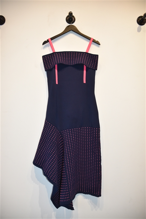 Navy & Pink Jason Wu A-Line Dress, size S