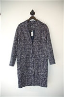 Navy & White Eleventy Coat, size 6