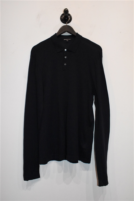 Navy James Perse Polo, size M
