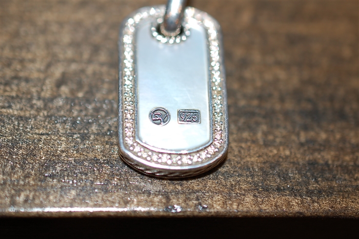 Sterling Silver David Yurman Pendant, size O/S