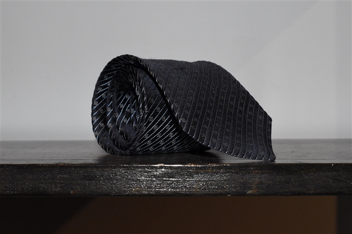 Navy Stripe Armani Collezioni Tie, size O/S
