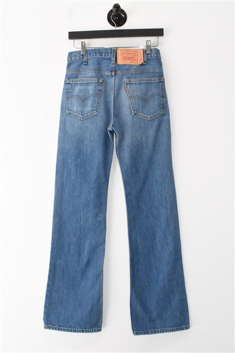 Denim Blue Valentino Boot-Cut Jean, size 28