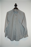 Silver Armani Collezioni Button Shirt, size L
