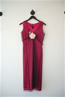 Vibrant Pink Alexander McQueen Evening Dress, size 6