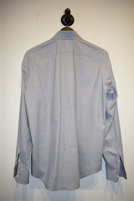 Blue Check Louis Vuitton Button Shirt, size S