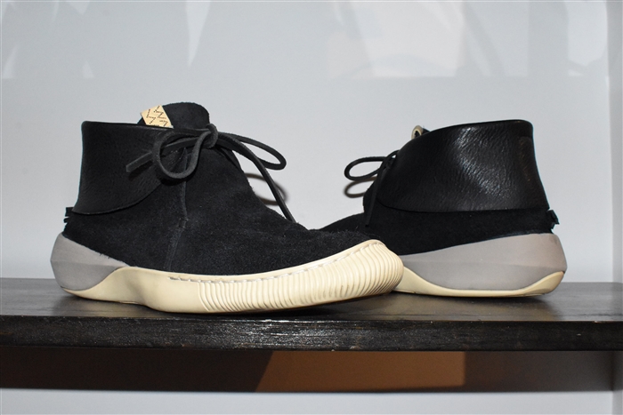 Black Suede Visvim Chukkas, size 12