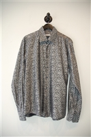 Floral Versace Collection Button Shirt, size XL