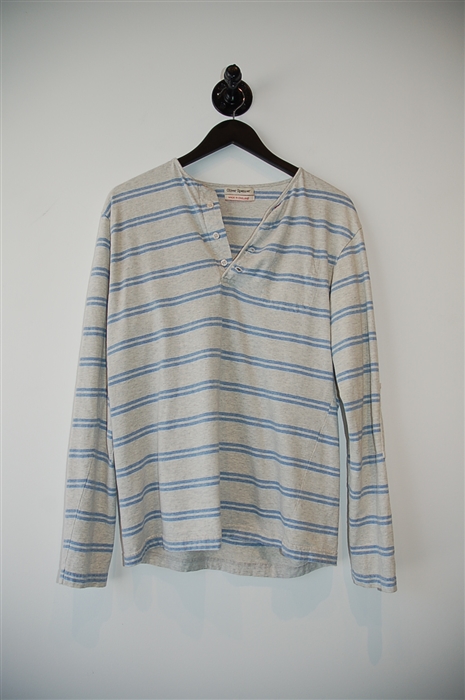 Gray Stripe Oliver Spencer Pullover, size M