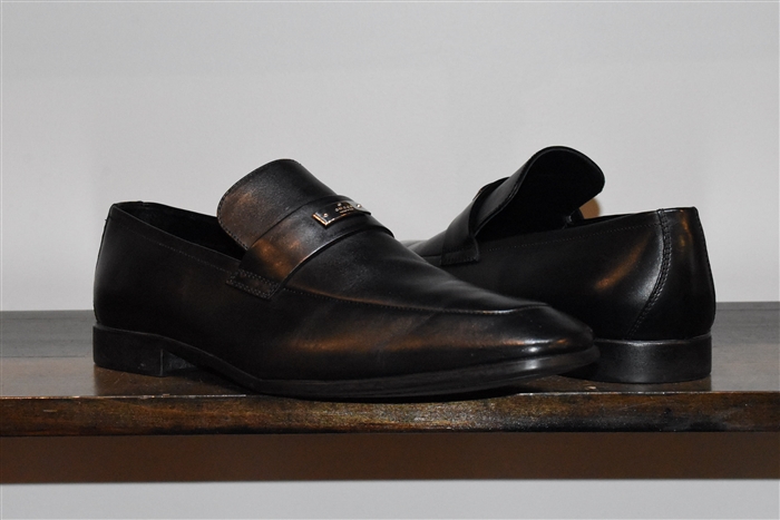 Black Leather Gucci Loafer, size 9.5