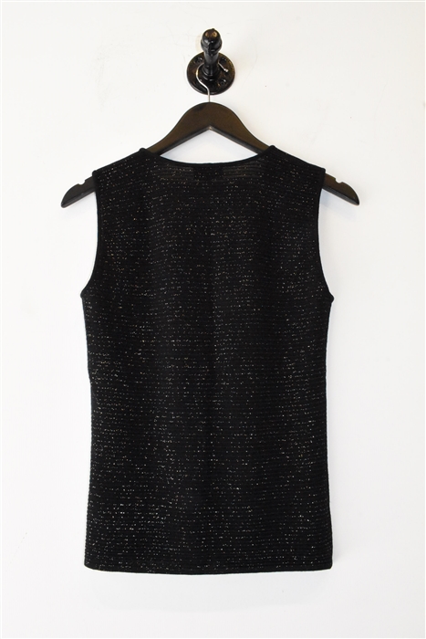 Sparkly Black Giorgio Armani Shell, size 8
