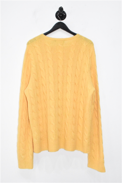 Sunflower Yellow Ralph Lauren - Purple Label Cashmere Sweater, size 2XL