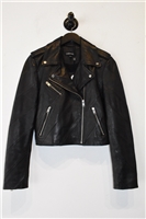 Black Leather La Marque Leather Jacket, size S