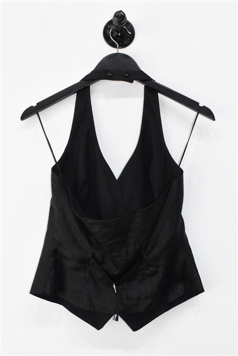 Basic Black Anne Fontaine Vest, size 6