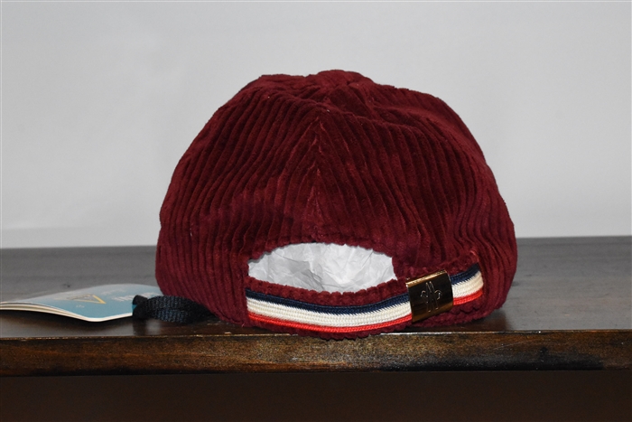 Burgundy Moncler Cap, size O/S