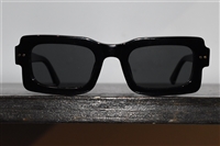 Shiny Black Marni Sunglasses, size O/S