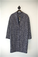 Navy & White Eleventy Coat, size 6