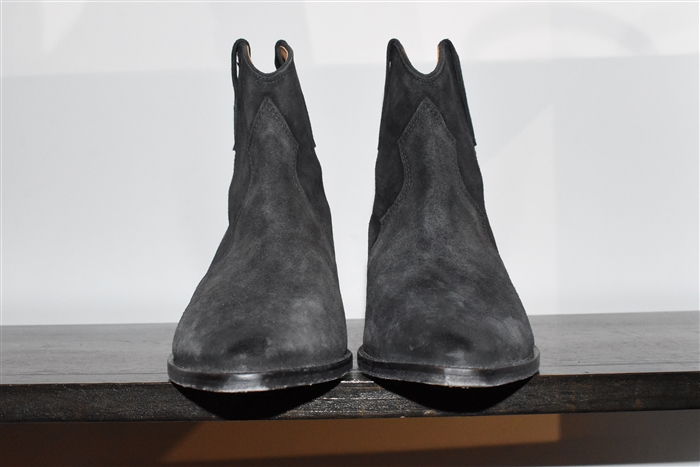 Black Suede Isabel Marant Ankle Boots, size 8.5