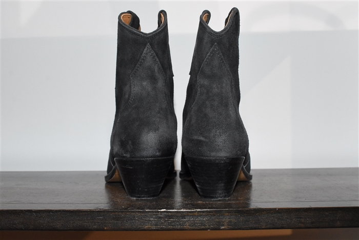 Black Suede Isabel Marant Ankle Boots, size 8.5