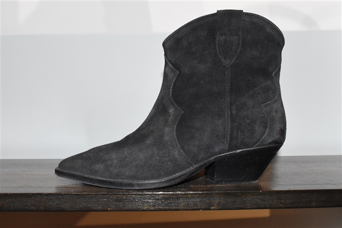 Black Suede Isabel Marant Ankle Boots, size 8.5