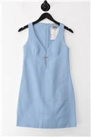 Powder Blue Versace Jeans Couture Mini Dress, size 6