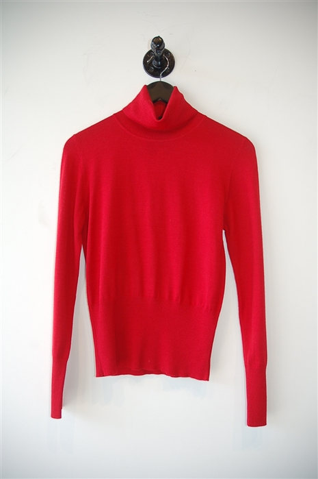 Bright Red Escada Turtleneck, size 4