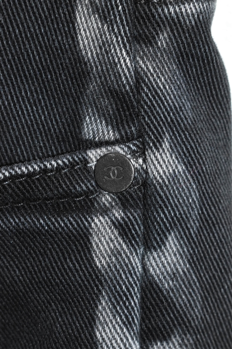 Print Chanel Skinny Jean, size 28