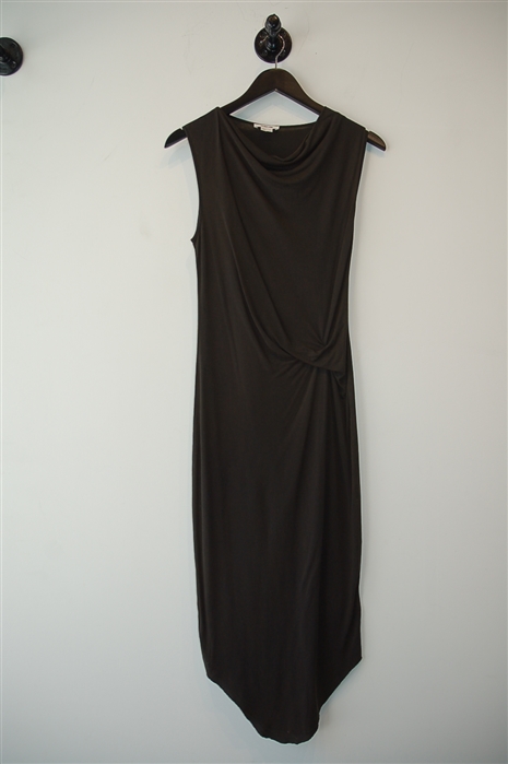 Basic Black Helmut Lang Midi Dress, size XS