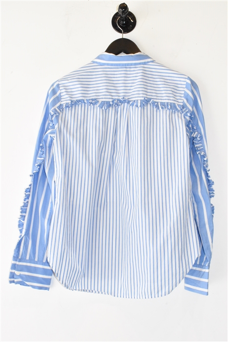 Blue Stripe Derek Lam - 10 Crosby Button Shirt, size S