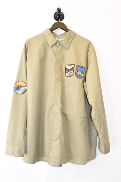 Beige Acne Studios Button Shirt, size XL