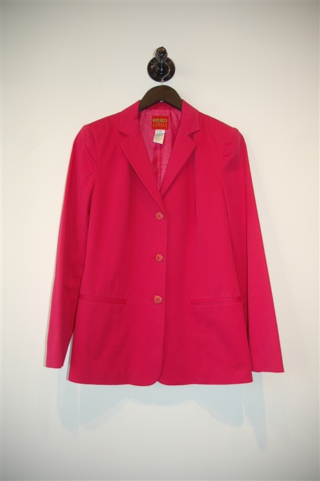Hot Pink Kenzo Suit Jacket, size 6