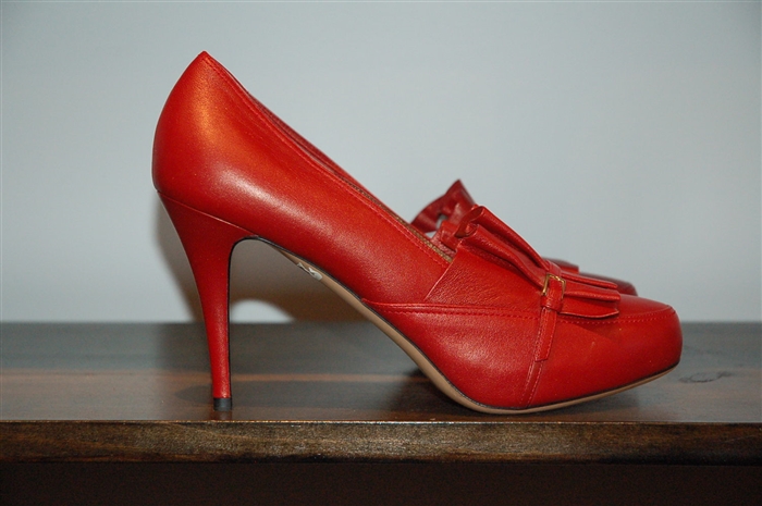 Lipstick Red Escada Pumps, size 9.5