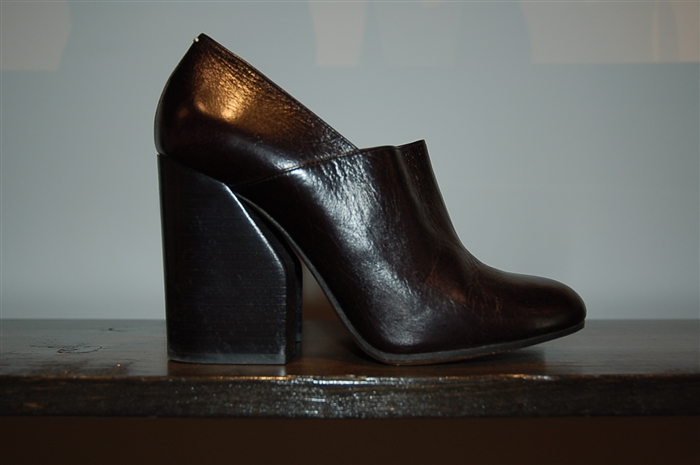Black Leather Maison Margiela Booties, size 9
