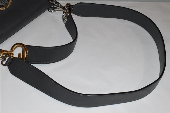 Graphite Fendi Shoulder Bag, size S