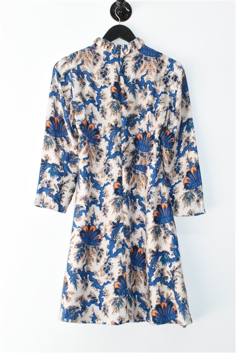 Floral Sandro Midi Dress, size 6