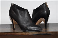 Black Leather Jimmy Choo Booties, size 8.5