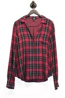 Red Check Paige Shirt, size L