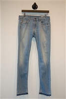 Faded Denim Rag & Bone Slim-leg Jean, size 27