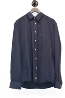 Navy Benson Button Shirt, size M