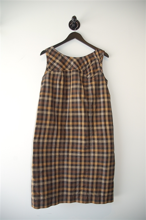 Mixed Browns Comrags Summer Dress, size XL