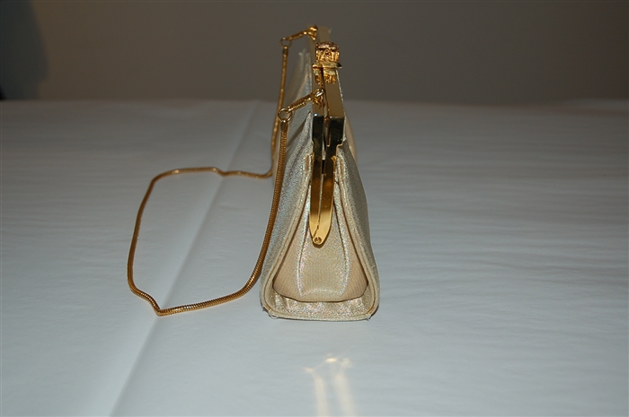 Gold Stuart Weitzman Clutch, size S