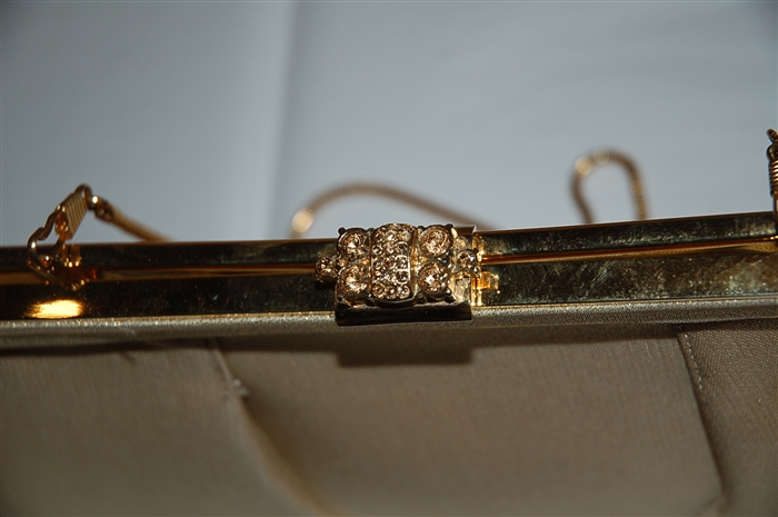 Gold Stuart Weitzman Clutch, size S