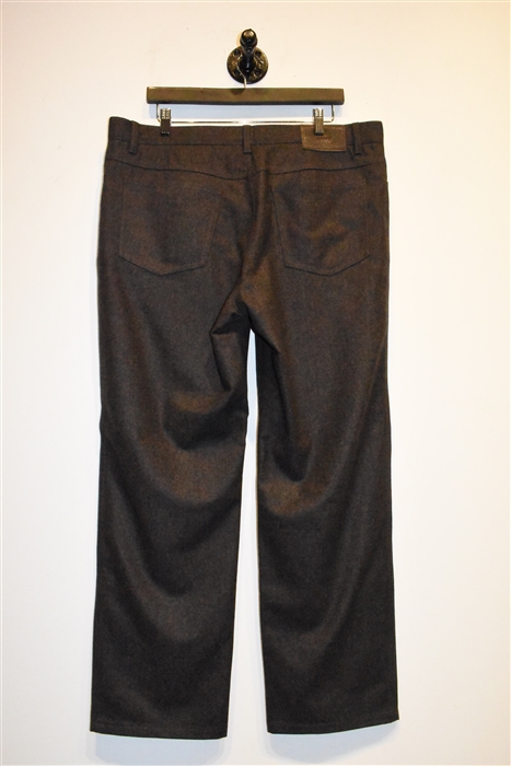 Coffee Brioni Trousers, size 38