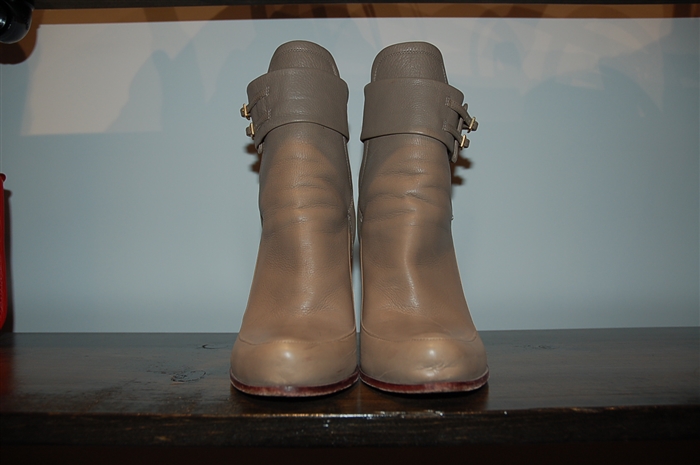 Taupe Nina Ricci Ankle Boots, size 9.5