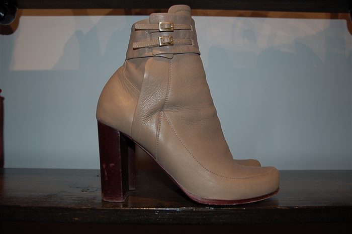 Taupe Nina Ricci Ankle Boots, size 9.5