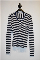 Navy & White Frame Pullover, size M