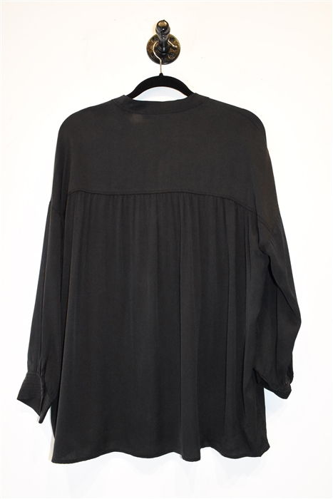 Basic Black Vince Blouse, size L