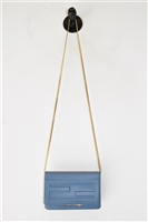 Cerulean Fendi Wallet on Chain, size S