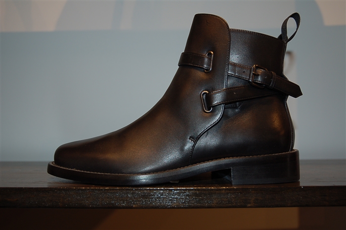 Black Leather Sportmax Ankle Boots, size 6.5